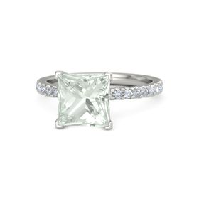 Princess-Cut Lara Ring (8mm gem)