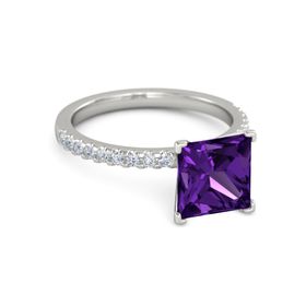Princess-Cut Lara Ring (8mm gem)