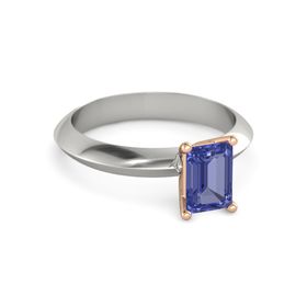 Emerald-Cut Lisa Ring (7mm gem)