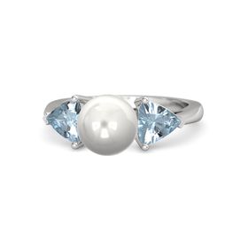Pearl Trillion Ring