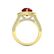Moments Pear Shaped Double Halo Ring
