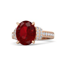 Oval Double Cuffed Ring