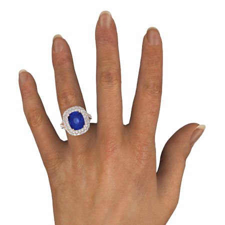 Moments Cushion Celebration Ring
