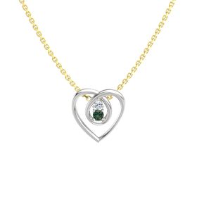 Eternal Heart Pendant (2 stones)