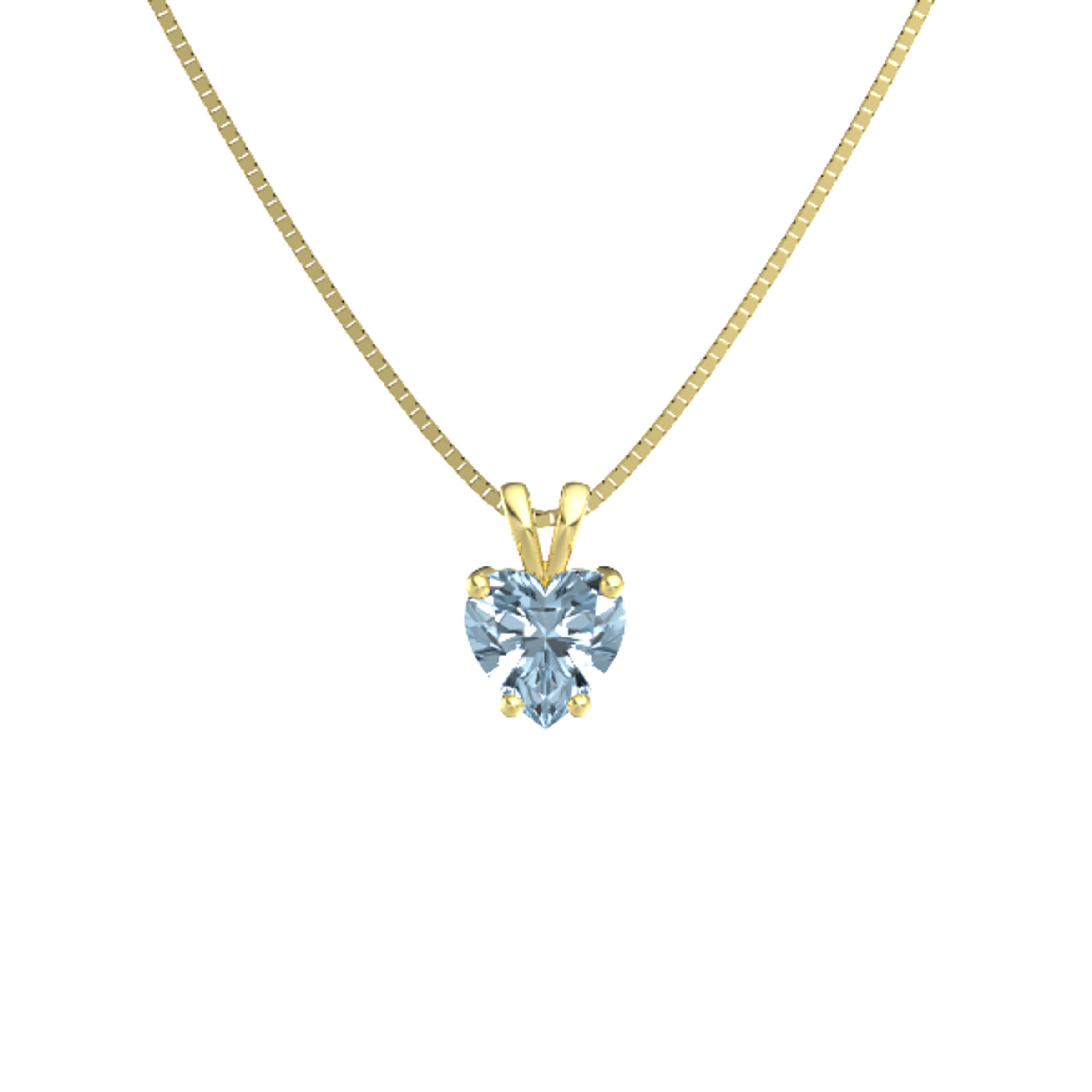 Womens Jewelry Set Heart Shape Highest Quality 6MM Lab Created Aquamarine Solitaire Pendant and matching Earrings for Ledis 14K Yellow Gold Plated Alloy Womens Jewelry Set Heart Shape Highest Quality 6MM Lab Created Aquamarine Solitaire Pendant and matching Earrings for Ledis 14K Yellow Gold Plated Alloy