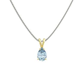 Womens Jewelry Set Heart Shape Highest Quality 6MM Lab Created Aquamarine Solitaire Pendant and matching Earrings for Ledis 14K Yellow Gold Plated Alloy Womens Jewelry Set Heart Shape Highest Quality 6MM Lab Created Aquamarine Solitaire Pendant and matching Earrings for Ledis 14K Yellow Gold Plated Alloy