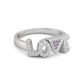 Brilliant "Love" Ring