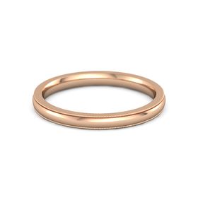 Milgrain Comfort Fit Band (2.5mm Band)