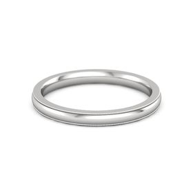 Milgrain Comfort Fit Band (2.5mm Band)