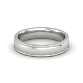 Milgrain Comfort Fit Band (5mm Band)