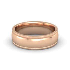 Milgrain Comfort Fit Band (7mm Band)