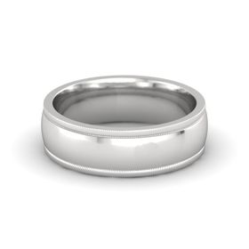 Milgrain Comfort Fit Band (7mm Band)