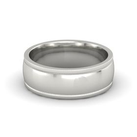 Milgrain Comfort Fit Band (8mm Band)