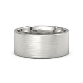 Brushed Finish Flat Comfort Fit Band (10mm Band)