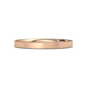 Brushed Finish Flat Comfort Fit Band (2.5mm Band)