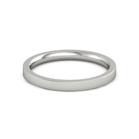 Brushed Finish Flat Comfort Fit Band (2.5mm Band)