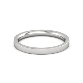 Brushed Finish Flat Comfort Fit Band (2.5mm Band)