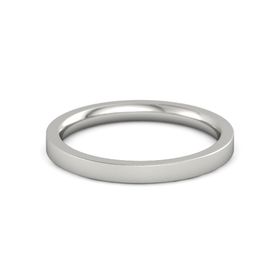 Satin Finish Flat Comfort Fit Band (2.5mm Band)