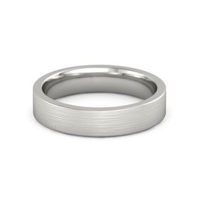 Brushed Finish Flat Comfort Fit Band (5mm Band)