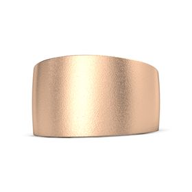 Satin Finish Tapered Half Round Band (14mm Band)