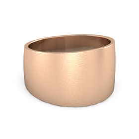 Satin Finish Tapered Half Round Band (14mm Band)