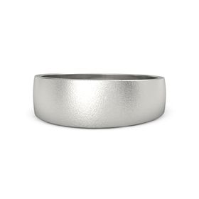 Satin Finish Tapered Half Round Band (8mm Band)