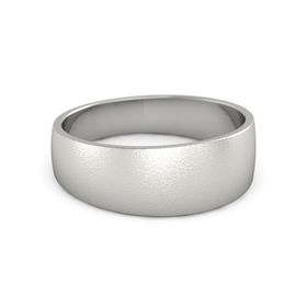 Satin Finish Tapered Half Round Band (8mm Band)