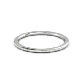 Thin Milgrain Stacking Ring (1.5mm Band)
