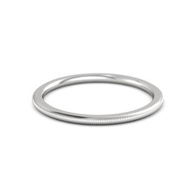 Thin Milgrain Stacking Ring (1.5mm Band)
