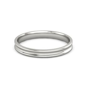 Thin Concave Stacking Ring (3mm Band)