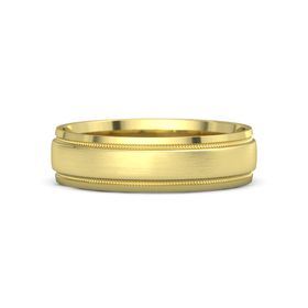 Men&rsquo;s Double Up Two-Tone Band, 6MM