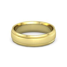 Men&rsquo;s Double Up Two-Tone Band, 6MM