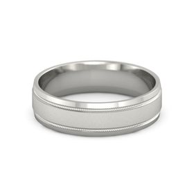 Men&rsquo;s Ridged Band, 6MM