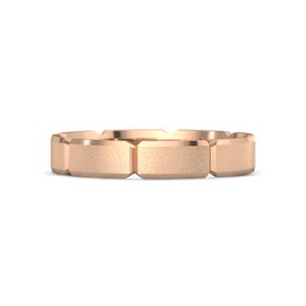 Men&rsquo;s Scalloped Band, 4MM