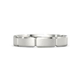 Men&rsquo;s Scalloped Band, 4MM