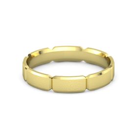 Men&rsquo;s Scalloped Band, 4MM