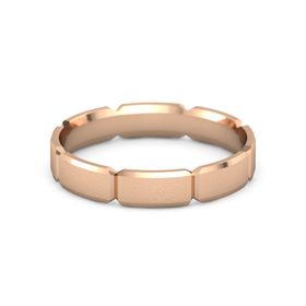 Men&rsquo;s Scalloped Band, 4MM