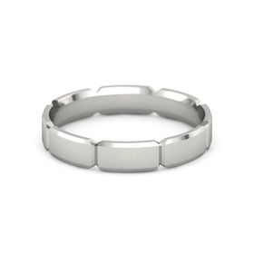 Men&rsquo;s Scalloped Band, 4MM