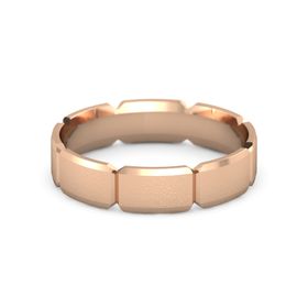 Men&rsquo;s Scalloped Band, 5MM