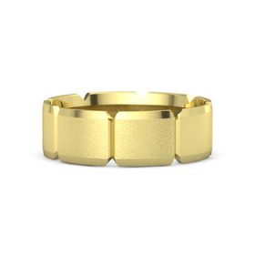 Men&rsquo;s Scalloped Band, 7MM