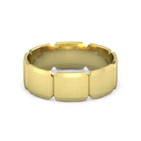 Men&rsquo;s Scalloped Band, 7MM