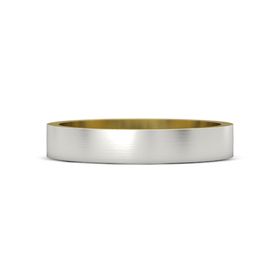 Men&rsquo;s Classic Two-Tone Band, 4MM