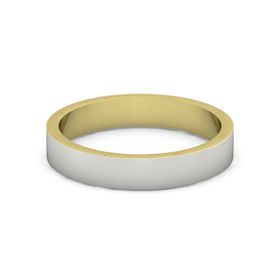 Men&rsquo;s Classic Two-Tone Band, 4MM