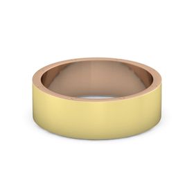 Men&rsquo;s Classic Two-Tone Band, 7MM