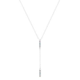 Double Bar 6-Stone Y-Necklace