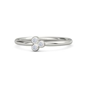 Petite Trio Cluster Ring