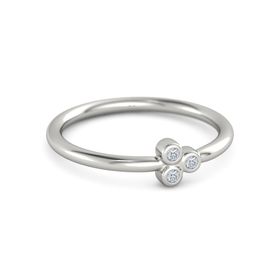 Petite Trio Cluster Ring