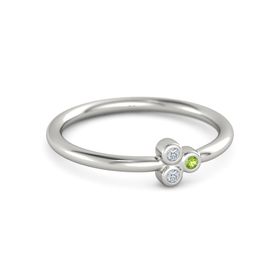 Petite Trio Cluster Ring