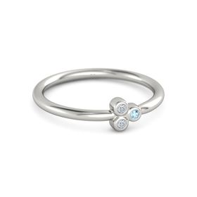 Petite Trio Cluster Ring