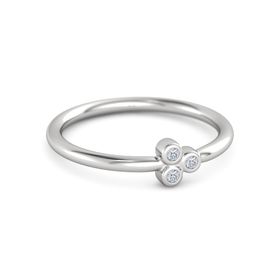 Petite Trio Cluster Ring